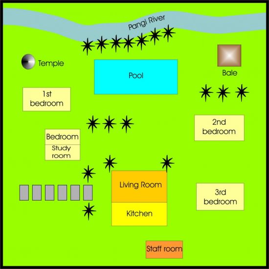 Floor Plan Villa Bougainvillea
