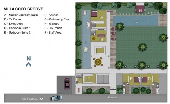 Floor Plan Villa Cocogroove