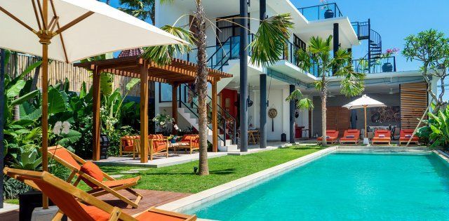 Villa Canggu Beachside Villas - Boa, terrasse de la piscine