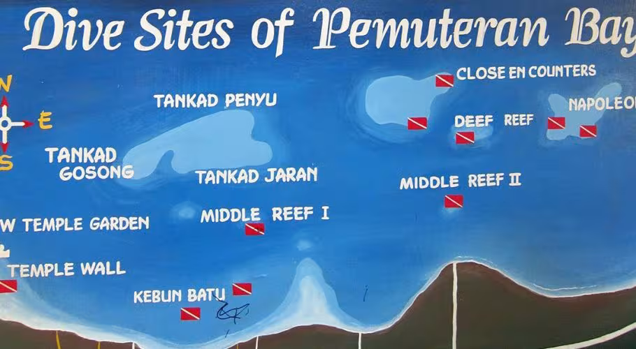 Permuteran Dive Sites of Pemuteran Bay Permuteran Dive Sites of Pemuteran Bay